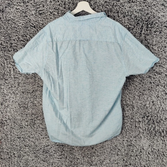 Denim & Flower Ricky Singh Button Up Shirt Short Sleeve Casual Mens SZ XL Resort - Picture 3 of 8